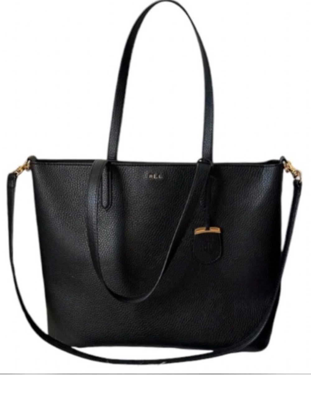 LAUREN RALPH LAUREN ANDOVER TOTE Bag Black